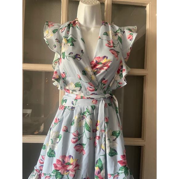 MAJORELLE Misty in Blue Paradise Dress - Picture 4 of 8